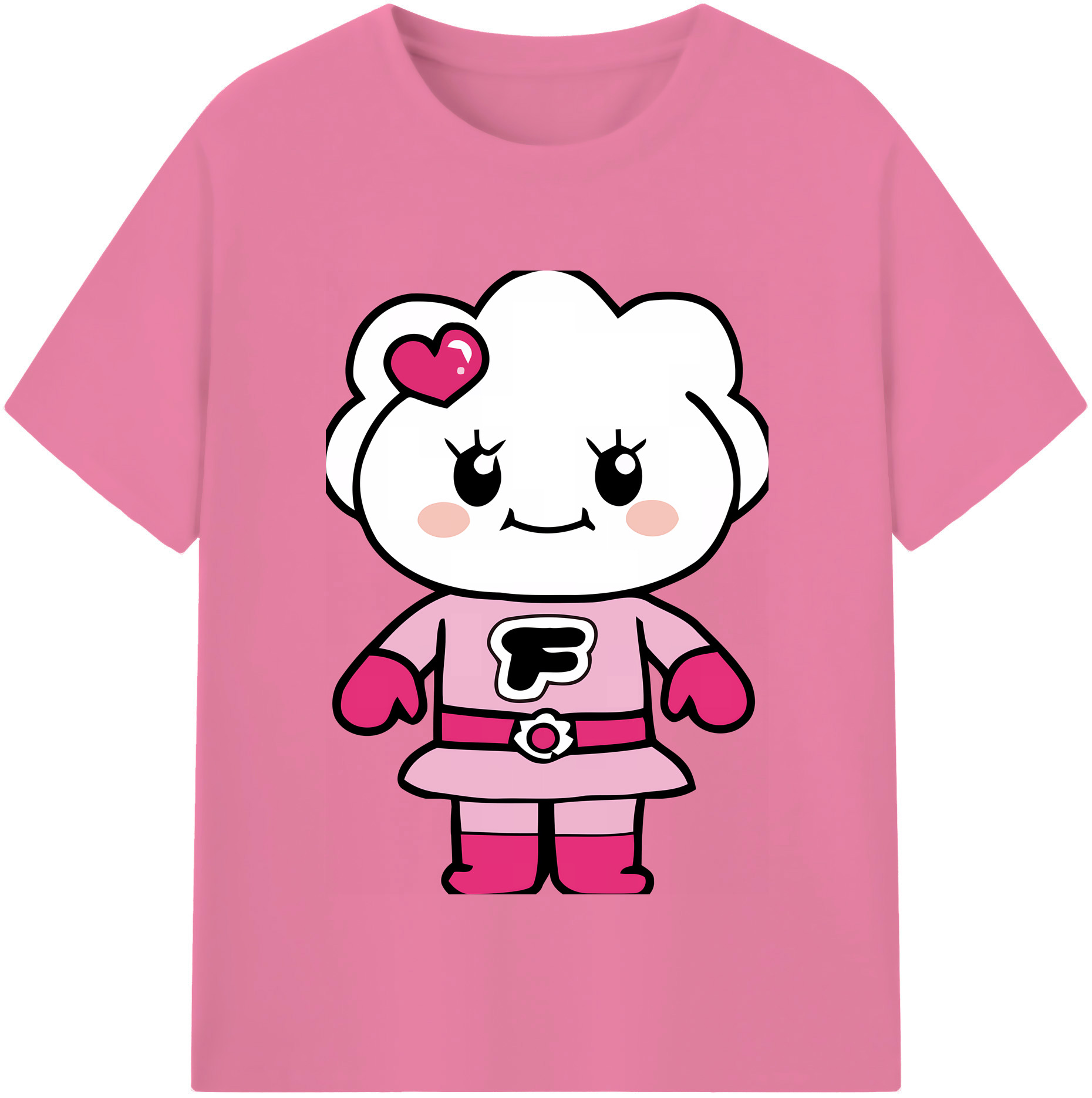 （画像用） アンパンマン Anpanman 綿100％半袖Tシャツ（フロントプリント）